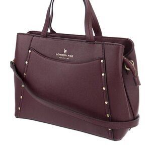 London Fog Deep Burgundy Tote